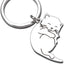 Cartoon Cat Titanium Steel Unisex Keychain Pendant