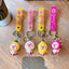 Cartoon Fruit Doll PVC Keychain Accessory