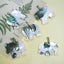 Cartoon Elephant Abalone Shell Pendant Jewelry Accessories