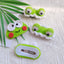 Handmade Wool Knitted Frog Hair Clip - 3D Cartoon Animal Design BB Side Clip Headwear