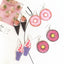 Cartoon Geometric Acrylic Sushi Donut Earrings