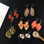 Cartoon Geometric Acrylic Sushi Donut Earrings