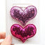 Cartoon Heart Sequin Fabric Hair Clip for Girls