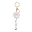 Cartoon Petal Acrylic Keychain with Wind Chime Pendant for Bags and Cars