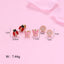 Cartoon Flower & Butterfly Alloy Stud Earrings for Kids and Women Gift