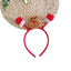 Cartoon Santa Claus Plaid Hair Band for Kids - Festive Holiday Headband