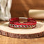 Bohemian Multi-Layered Beaded PU Leather Women's Bracelet with Magnetic Clasp