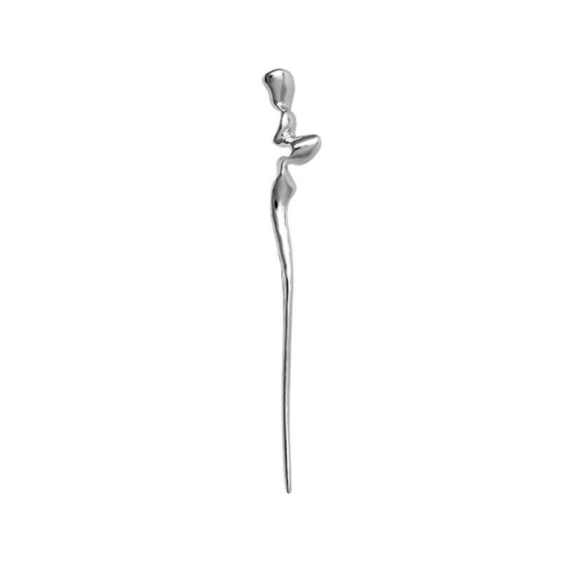 Elegant Alloy Hairpin - Modern Simple Design with Ancient Style Influence