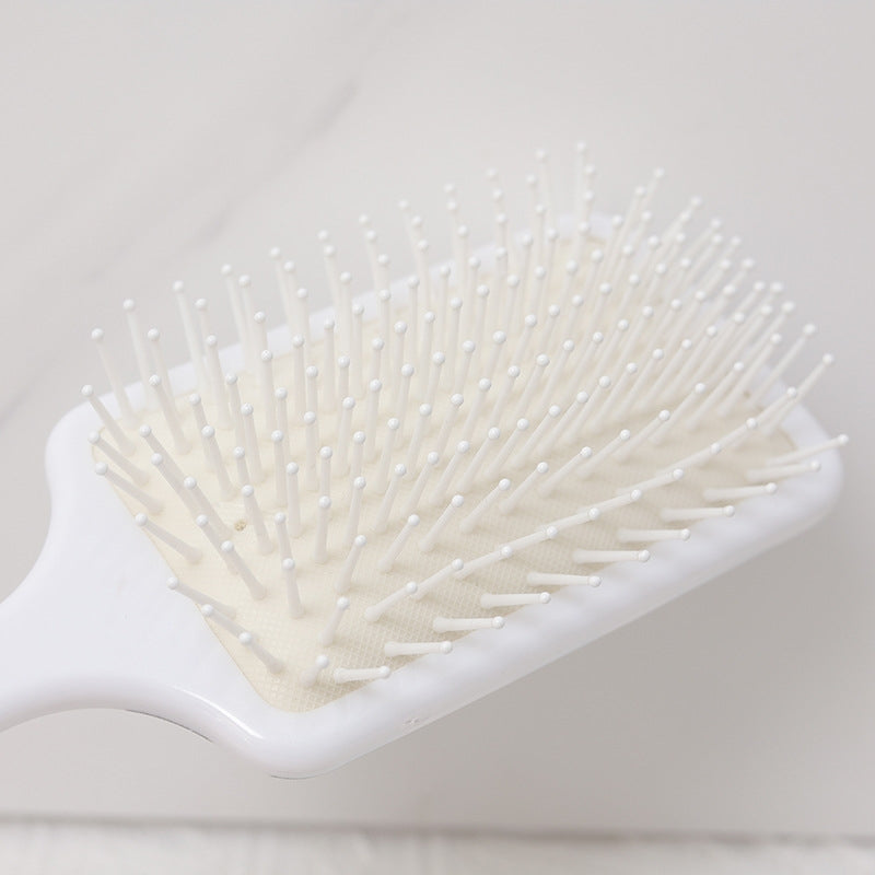 Casual Color Block Hair Comb - European Style Massage Air Cushion for Curly and Smooth Hair