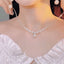 Elegant Rhinestone Pearl Pendant Necklace for Women