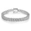 Elegant Zircon Inlay 18K Gold & White Gold Plated Tennis Bracelet