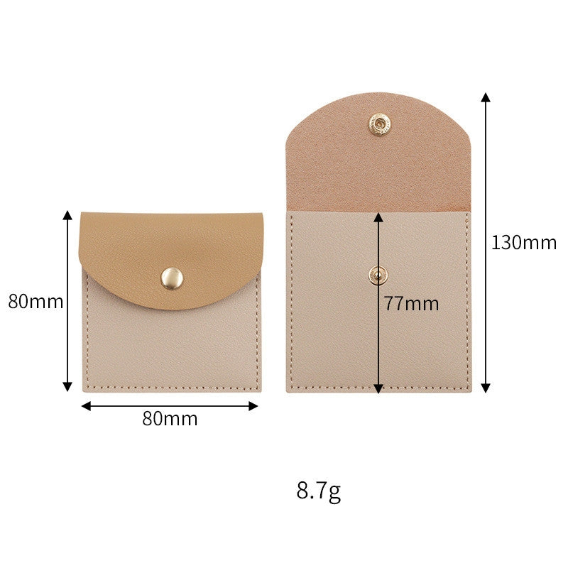 Casual Elegant Microfiber Jewelry Storage Pouch