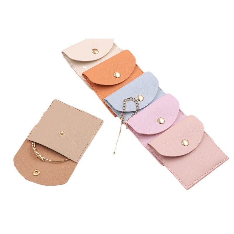 Casual Elegant Microfiber Jewelry Storage Pouch