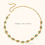 Casual Ethnic Geometric Turquoise Gold Hollow Women's Chain Belt