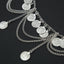 Casual Vintage Multi-Layer Coin Alloy Chain Women's Belt