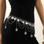 Casual Vintage Multi-Layer Coin Alloy Chain Women's Belt