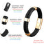 Geometric Color Block Leather Rope Men's Bracelet with Stainless Steel Buckle
