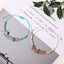 Casual Multicolor Natural Stone Irregular Beaded Adjustable Knitting Bracelet