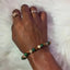 Casual Geometric Round Crystal Malachite and Tiger Eye Natural Stone Bracelet