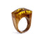 Casual Geometric Wood Resin Handmade Fashion Rings