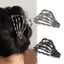 Gothic Alloy Hair Claw Clip - Halloween Metal Shark Hair Accessory