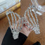 Gothic Alloy Hair Claw Clip - Halloween Metal Shark Hair Accessory