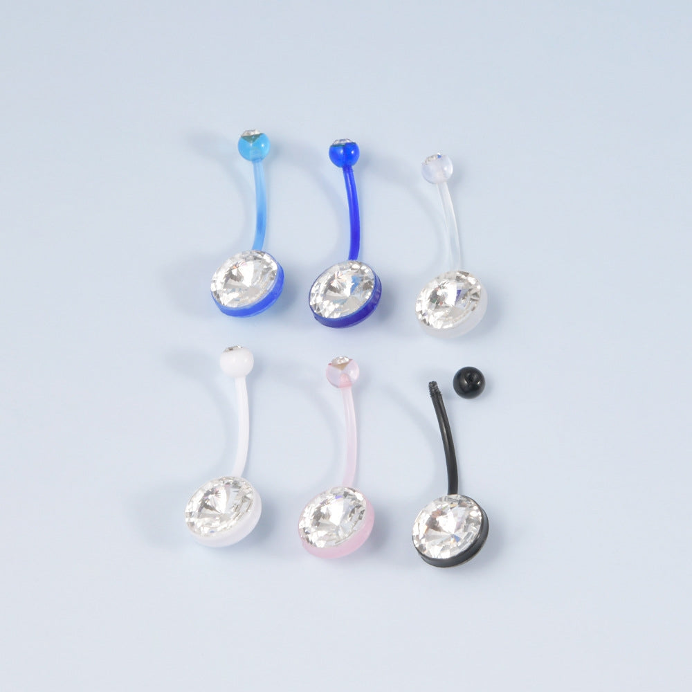 Casual Modern Acrylic Maternity Belly Ring