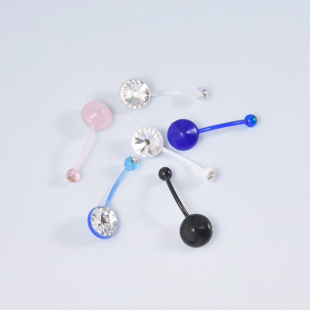 Casual Modern Acrylic Maternity Belly Ring