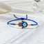 Handmade Ethnic Style Palm Eye Glass Miyuki Bracelet for Women