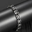 Casual Punk Multi-Layer Stainless Steel Silicone Men's Bracelet