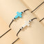 Casual Retro Turquoise Cross Handmade Friendship Bracelets