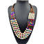 Casual Retro Multi-Layer Geometric Wood Bead Sweater Necklace