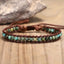 Casual Unisex African Turquoise Geometric Rope Bracelet