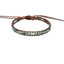 Casual Unisex African Turquoise Geometric Rope Bracelet