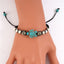 Casual Retro Tortoise Turquoise Beaded Bohemian Bracelet