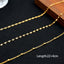 Gold Plated Stainless Steel Adjustable Women's Anklet Set