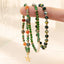 Casual Beach Style Crystal Beaded Layered Bracelet Set