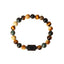 Casual Constellation Natural Stone Beaded Bracelets with Tiger Eye and Picture Stone