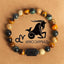 Casual Constellation Natural Stone Beaded Bracelets with Tiger Eye and Picture Stone