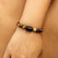 Casual Constellation Natural Stone Beaded Bracelets with Tiger Eye and Picture Stone