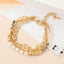 Casual Geometric Alloy Women's Bracelet and Bohemian Crystal Multi-Layer Jewelry Set