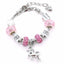 Casual Geometric Letter and Unicorn Beaded Children's Bracelet Set