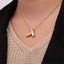 Casual Simple Letter Copper Pendant Necklace with Balloon Style Charm