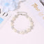 Casual Style Imitation Pearl Rhinestone Women's Bracelet with Diamond Beads