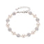 Casual Style Imitation Pearl Rhinestone Women's Bracelet with Diamond Beads