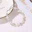 Casual Style Imitation Pearl Rhinestone Women's Bracelet with Diamond Beads