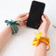 Casual Solid Color Bow Knot Gold Foil Women's Silicone Wristband Bracelet