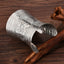 Casual Minimalist Engraved Open Cuff Bangle for Women