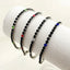 Casual Square Zircon Stainless Steel Women's Bracelet - Colorful Design