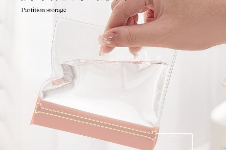 Casual Solid Color EVA Waterproof Jewelry Storage Bags